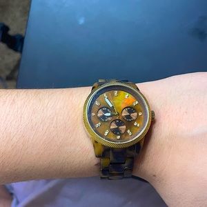 Michael Kors Tortoise Shell watch